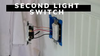 Second Light Switch (2-way to 3-way conversion)