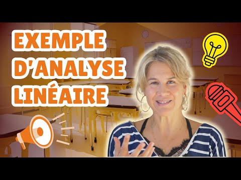 Exemple d'analyse linéaire de A à Z 🚀