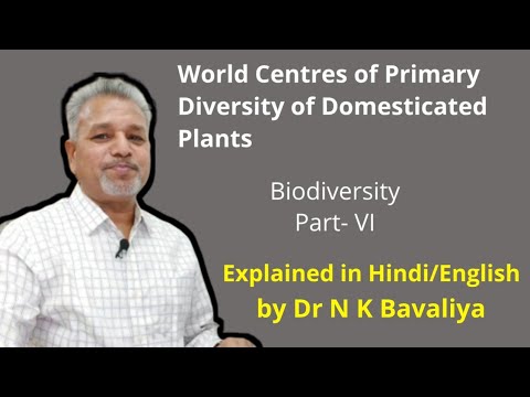 World Centres of Primary Diversity of Domesticated Plants