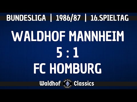 1986/87 | SV Waldhof Mannheim - FC Homburg