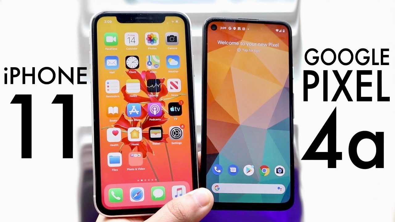 Google Pixel 4a Vs iPhone 11! (Comparison) (Review)