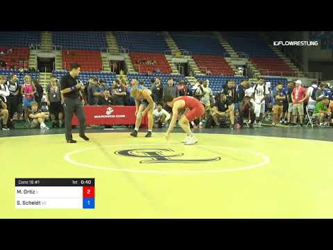 170 Lbs Cons 16 1 Matthew Ortiz Illinois Vs Shaeden Scheidt South Dakota