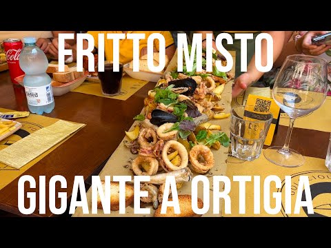 FRITTO MISTO più FAMOSO DELLA SICILIA A ORTIGIA - SIRACUSA STREET FOOD