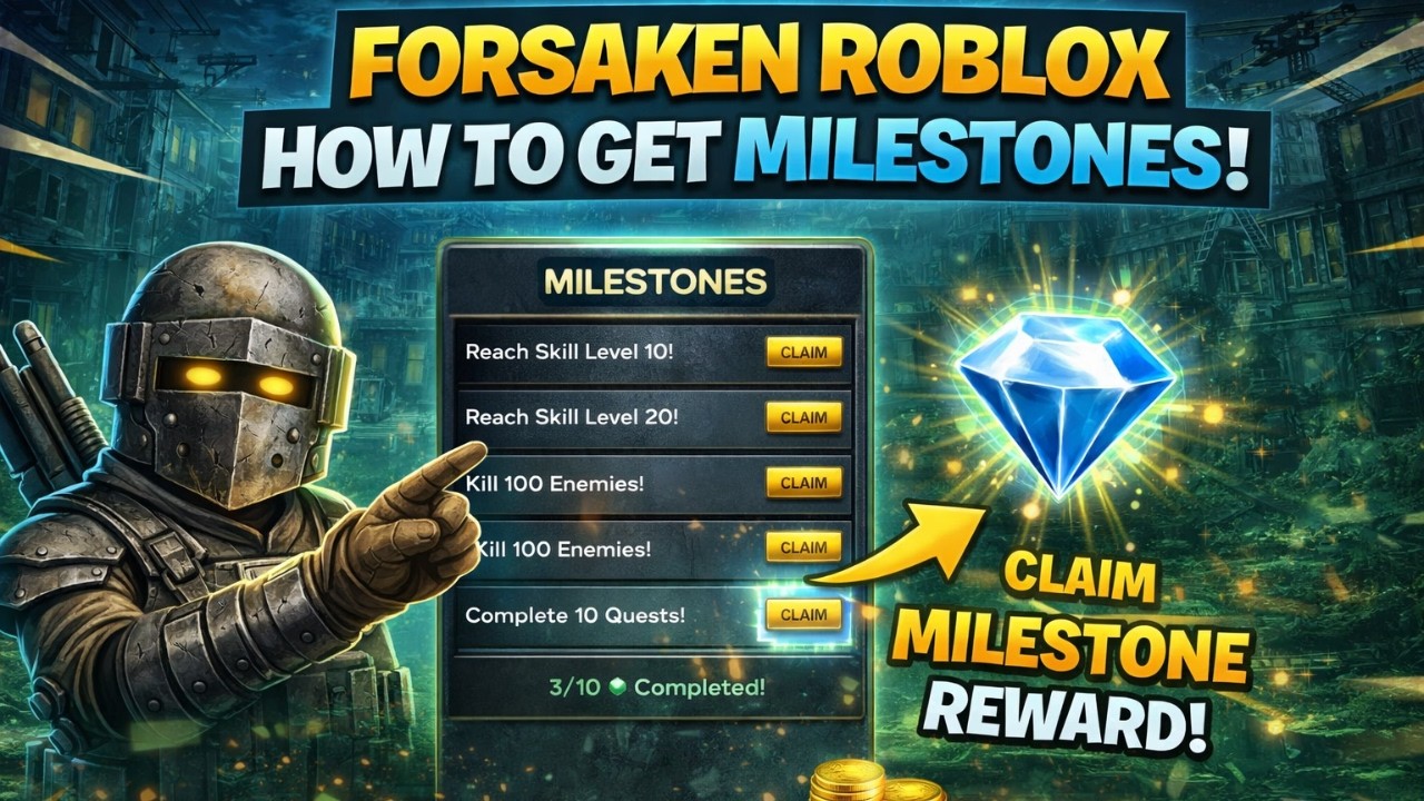 Forsaken Roblox: How to Get MILESTONE Skins (Milestone I II III IV) | Level 25 50 75 100