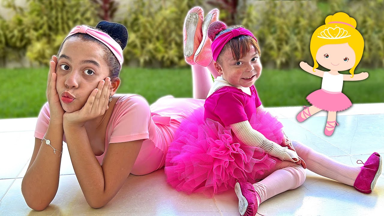 Sarah e Eloah e a DANÇA DE BALÉ MALUCA ! - Sarah de Araújo