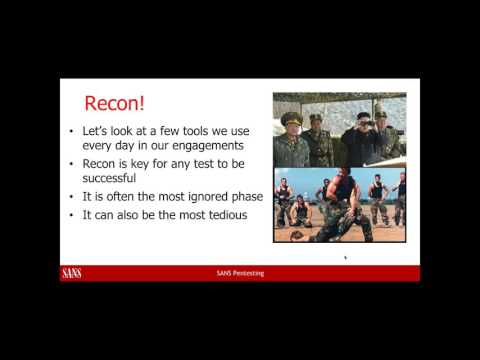 SANS Pen Test Webcast: Manual Testing is a Must, but Automation is Divine