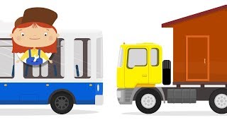 Carros e caminhões. Doutora McWheelie. Desenhos animados para crianças