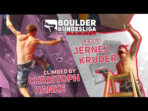»Slowenisch für Profis« 8a – set by Jernej Kruder – climbed by Christoph Hanke