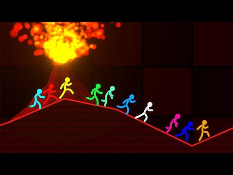 Elimination Stickman Race #1 - Ragdoll Race