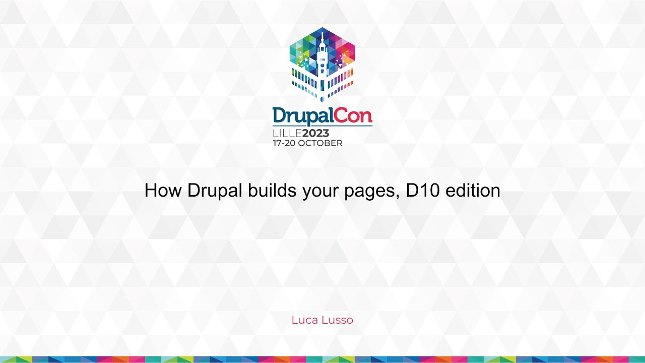 MAKERS & BUILDERS - How Drupal builds your pages, D10 edition