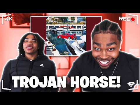 AMERICANS REACT TO UK MUSIC (Central Cee x Dave Trojan horse)