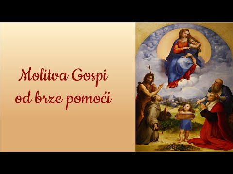 Molitva Gospi od brze pomoći - molimo zajedno