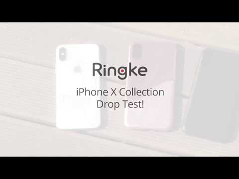 Apple iPhone X DROP Test! | Ringke Case Best Collection