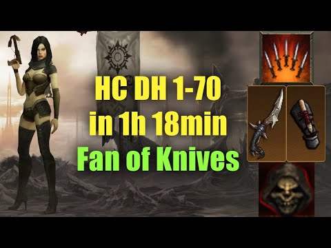 HC DH 1 to 70 in 1h 18min - Season 25 Leveling Practice Full VOD
