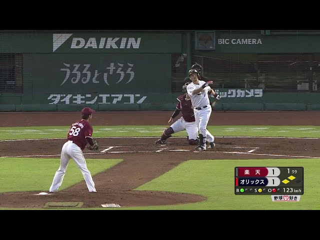【1回裏】初回から点の取り合い!! バファローズ・中島の3ランで勝ち越し!! 2018/9/5 Bs-E