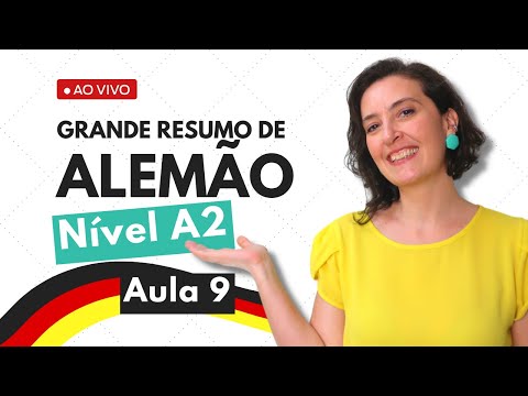 GRANDE RESUMO DE ALEMÃO PARA INICIANTES A2 [com material] - Aula 9