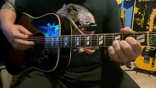 Tear Stained Letter - Johnny Cash - Rough Acoustic Guitar