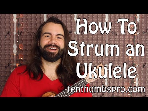 Your First Ukulele Lesson - How to Strum the Ukulele