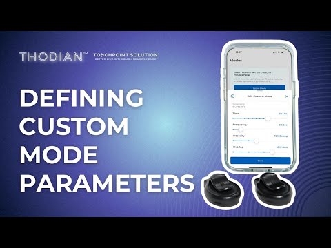 Defining Custom Mode Parameters