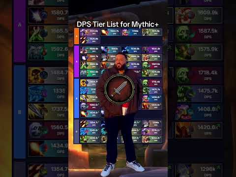 DPS Tier List for Mythic #worldofwarcraft #warcraft #warwithin #thewarwithin #mmorpg #mmo #shorts