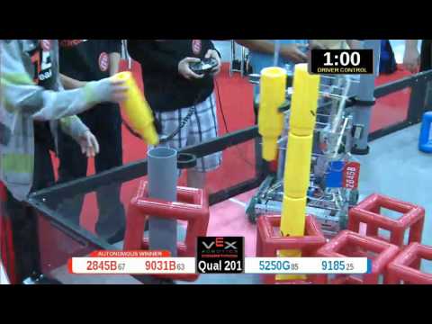 2015 VRC Engr Q201 - 2845B 9031B vs 5250G 9185 - 63 to 26 - VEX Worlds 2015 - Engineering Division