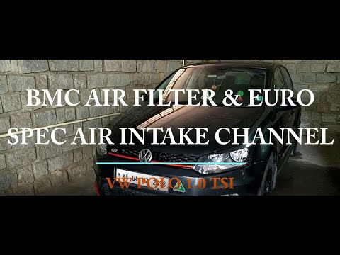 VW POLO BMC AIR FILTER INSTALLATION | STOCK REPLACEMENT|1.0 TSI