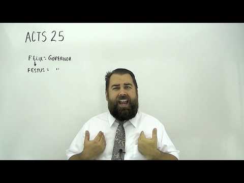 Acts 25:1 to 27