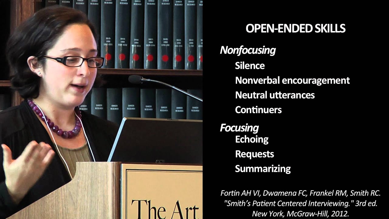 Drs. Fortin & Schlair present patient-centered interviewing techniques