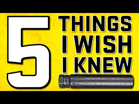 Suppressors 101: Five Things I Wish I Knew Before Buying My First Suppressor