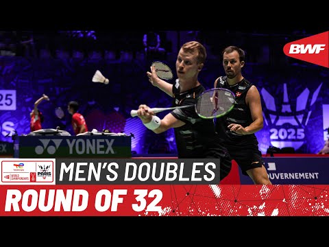 BWF World Championships 2025 | Astrup/Rasmussen (DEN) [5] vs. Dunn/Pringle (SCO) | R32