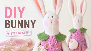 🐰 FREE Easy Bunny Sewing Tutorial | Beginner Friendly | PDF Pattern