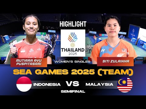 Mutiara Ayu Puspitasari (INA) vs Siti Zulaikha (MAS) - SF | SEA Games 2025 (Team)