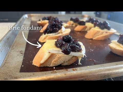 Le Duo Parfait : Bouchées de Brie et Canneberge pour les Fêtes