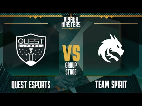 Quest Esports vs. Team Spirit // Riyadh Masters 2023 – Day 4 – Group Stage