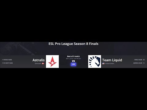 English: Astralis vs Team Liquid ESL Pro League Season 8 Finals