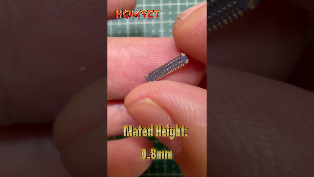 0.4mm Pitch Ultra Low Profile Board-to-Board Connector (Female Socket) #homyet #diy #smartphone