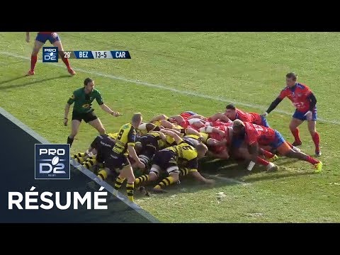PRO D2 - Résumé Béziers-Carcassonne: 23-18 - J17 - Saison 2018/2019