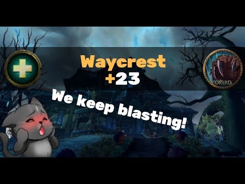 Waycrest Manor +23 - Resto druid PoV (Zmug)