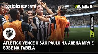 EM NOITE DE ENTREGA, ATLÉTICO VENCE LÍDER SÃO PAULO E RESPIRA NO BRASILEIRO