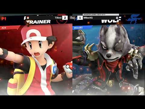DDD 50 SSBU Winners Semis Tilted (Pokemon Trainer) vs MikeAG (Wolf)