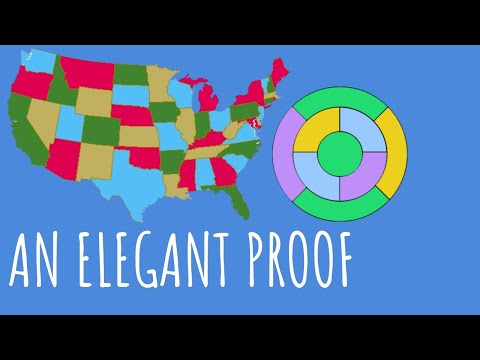 the easiest way to prove the four colour map theorem