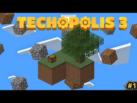 THE BEST TECH SKYBLOCK MODPACK! #1 | Minecraft Techopolis 3