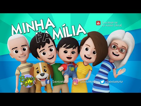 Capa de Bento e Totó - Minha Família (Desenho Infantil)