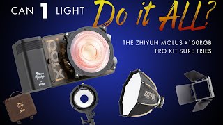 This Tiny RGB Light is INSANELY Powerful! 🔥 | Zhiyun Molus X100 RGB Review"