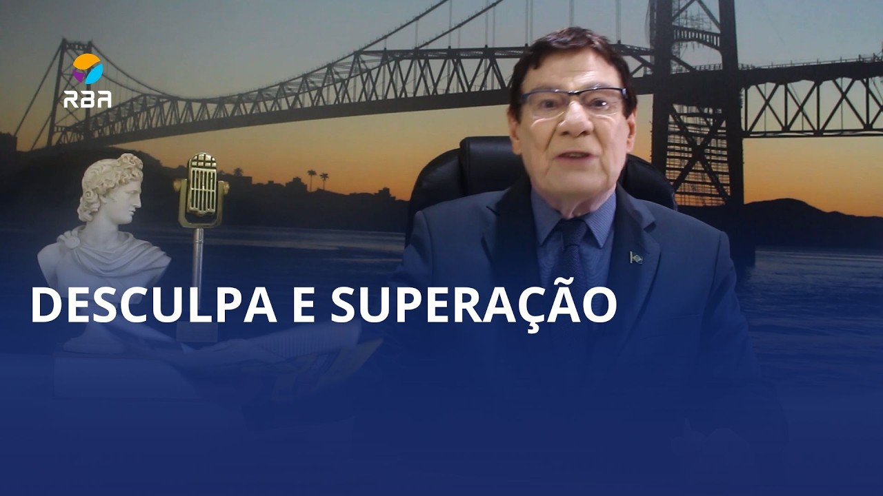 A desculpa e a superação são temas do comentário