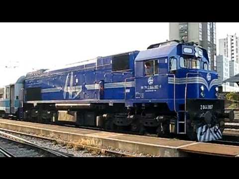 Croatia: HZ Railways class 2044 007 departs Zagreb Zapadni Kolodvor working a service to Kotoriba