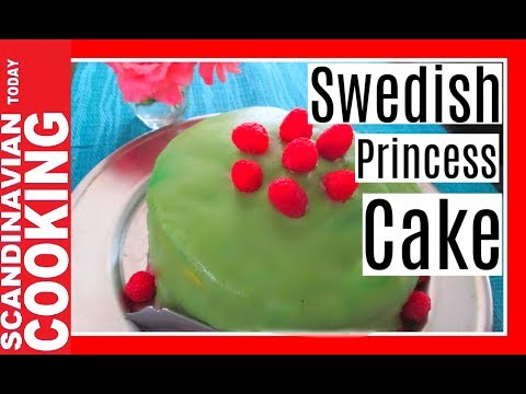 How To Make Swedish Princess Cake Recipe 🍰 prinsesstårta