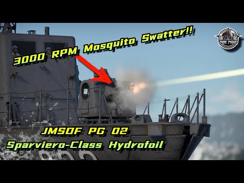 PG 02 - Fast Attack Hydrofoil | Sparviero-Class | Warthunder Naval Gameplay