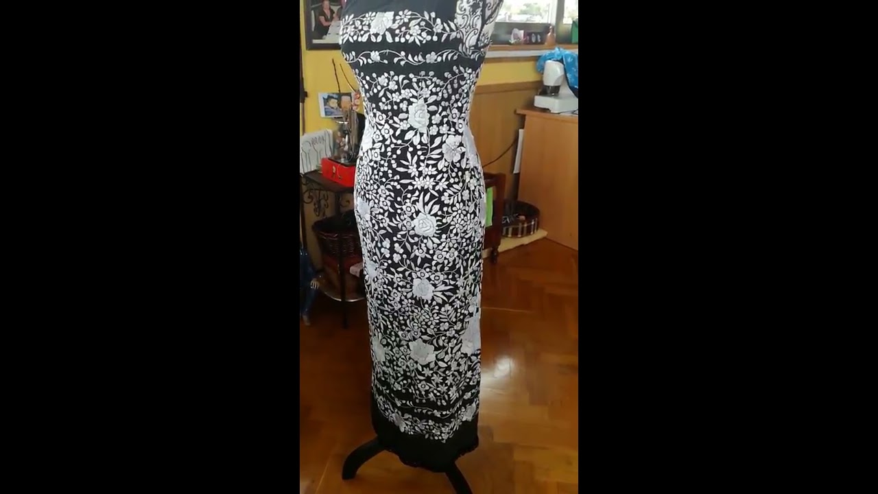 #costura  #Vestido realizado con un #mantón de #manila