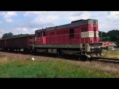 Nákladní a osobní vlaky na trati 223 Sedlčany -Olbramovice